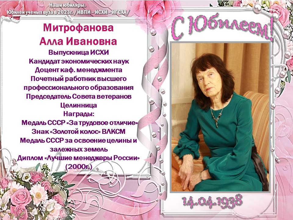 С днем рождения алла ивановна картинки